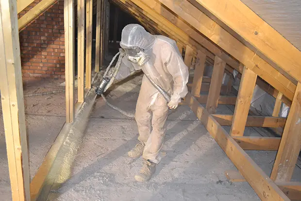 толщина слоя ППУ при напылении